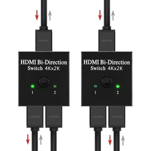 3D Splitter-Supports Switcher Hdr-Hdcp Xbox Bi-Directional PS4 Hdmi-Compatible Ultra-Hd