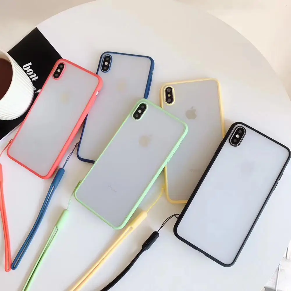 

Simple Extreme slim Transparent Frosted shell For iphone 6 6S 7 7plus 8 8Plus iphone X XR MAX Case Cover Phone Case