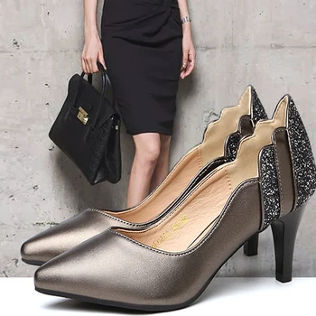 

pumps women shoes qulaity sling pointed toe med heels for women shoes fashion office ladies shoes кроссовки мужские women pumps