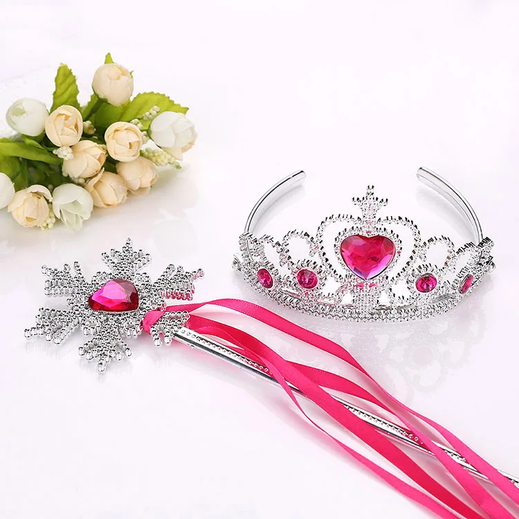 New Girls Princess Crown Hair Accessories Bridal Crown Crystal Diamond Tiara Hoop Headband Hair Bands For Kids Party Hairbands baby accessories bag	