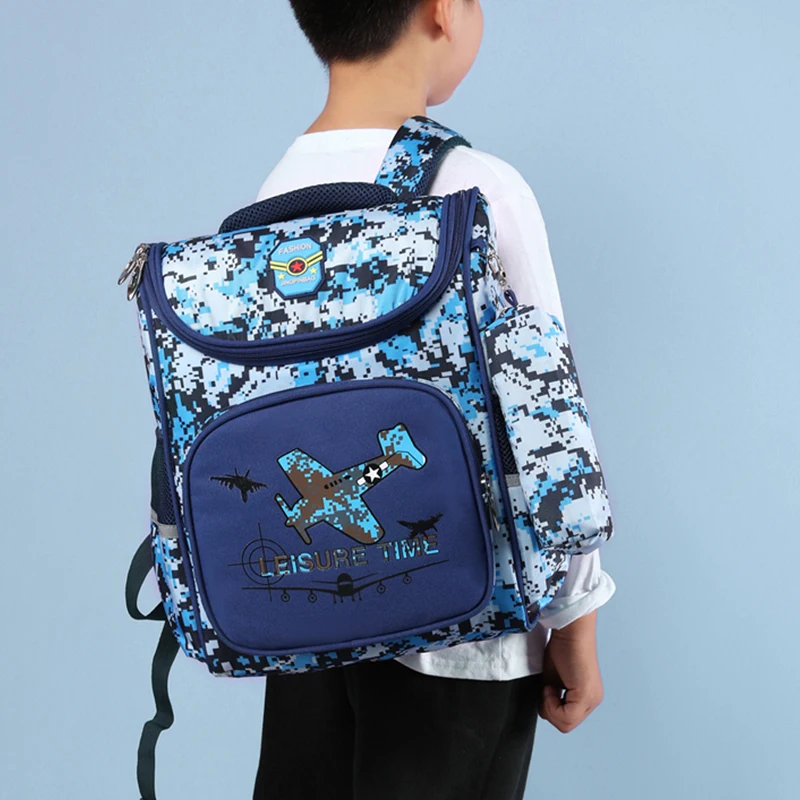 School-Bags Satchel Rucksack Waterproof Primary-School-Students Camouflage Children Nylon