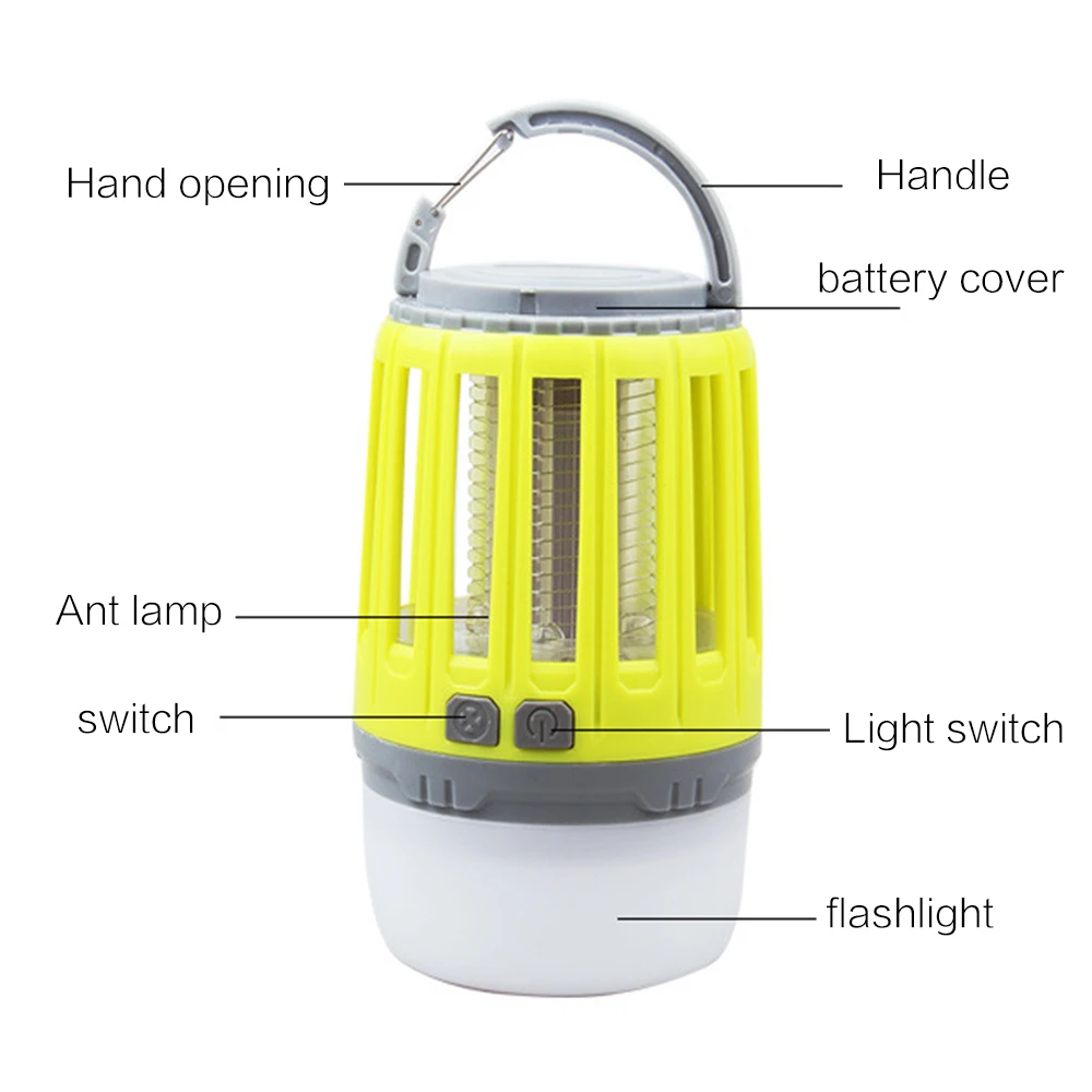 USB Mosquito Lamp Mosquito Light Zapper Moths Killer Pest Bug Flying Insects Voiceless Insect Trap Fashion Creative