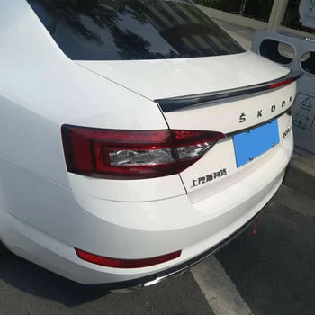 

UBUYUWANT For Skoda Octavia 2018 2019 High Quality Abs Plastic Exterior Rear Spoiler Tail Trunk Boot Wing Decoration Car Styling