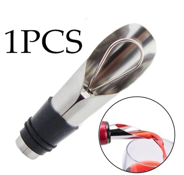 Stainless Steel Pourer Decanter Wine Aerator Aerator Pour Spout Bottle
