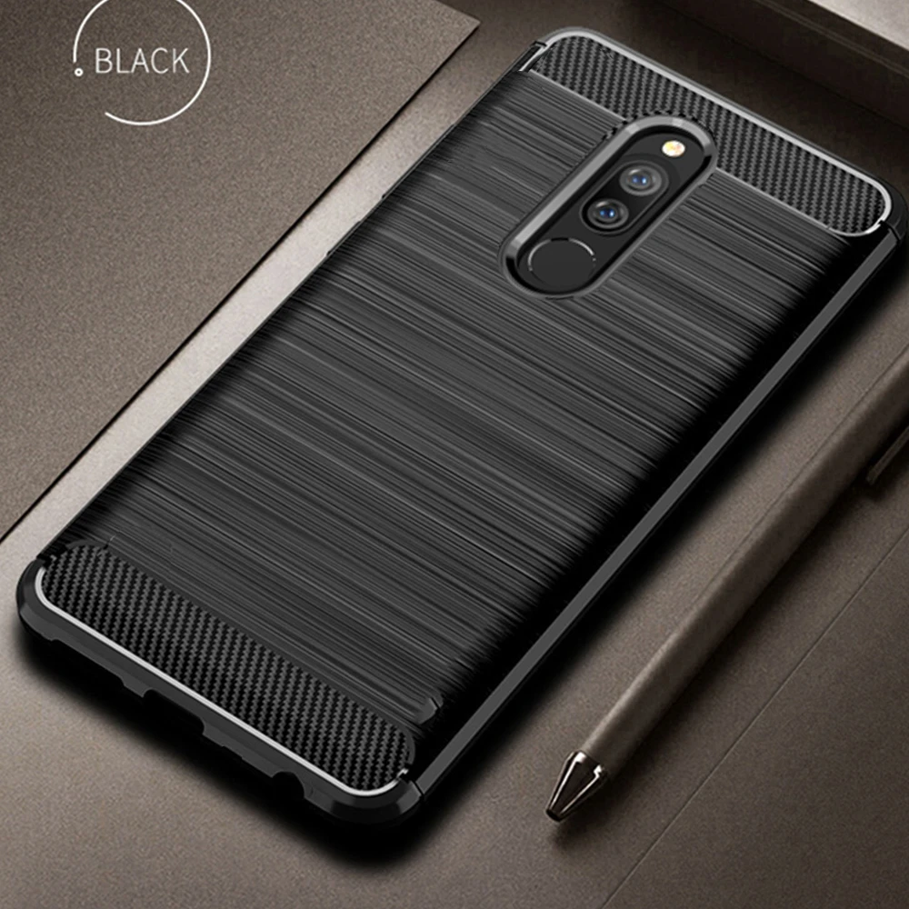 Чехол для Nokia 1 Plus 2 3 4 5 6 7 2018 из углеродного волокна | Мобильные телефоны и