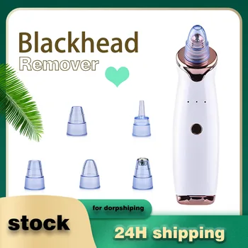 

Blackhead Remover Face Nose Deep CleanerPimple Pore Removal Vacuum Suction Facial Clean Skin Tool Beauty Electric Acne Remover