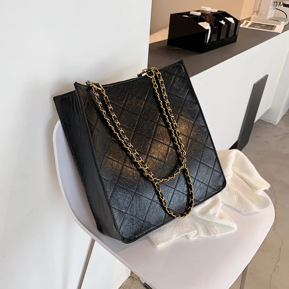 

2020 Autumn And Winter New Large Capacity Shoulder Bag Women's Fashion All-Match Leather Messenger Shoulder Bag Luxury Handbags