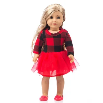 

Handmade Fashion Dress Outfit Set for 18" (46cm) American Girl Newborn Doll Accessories Clothes Play House Costume Kids Toys