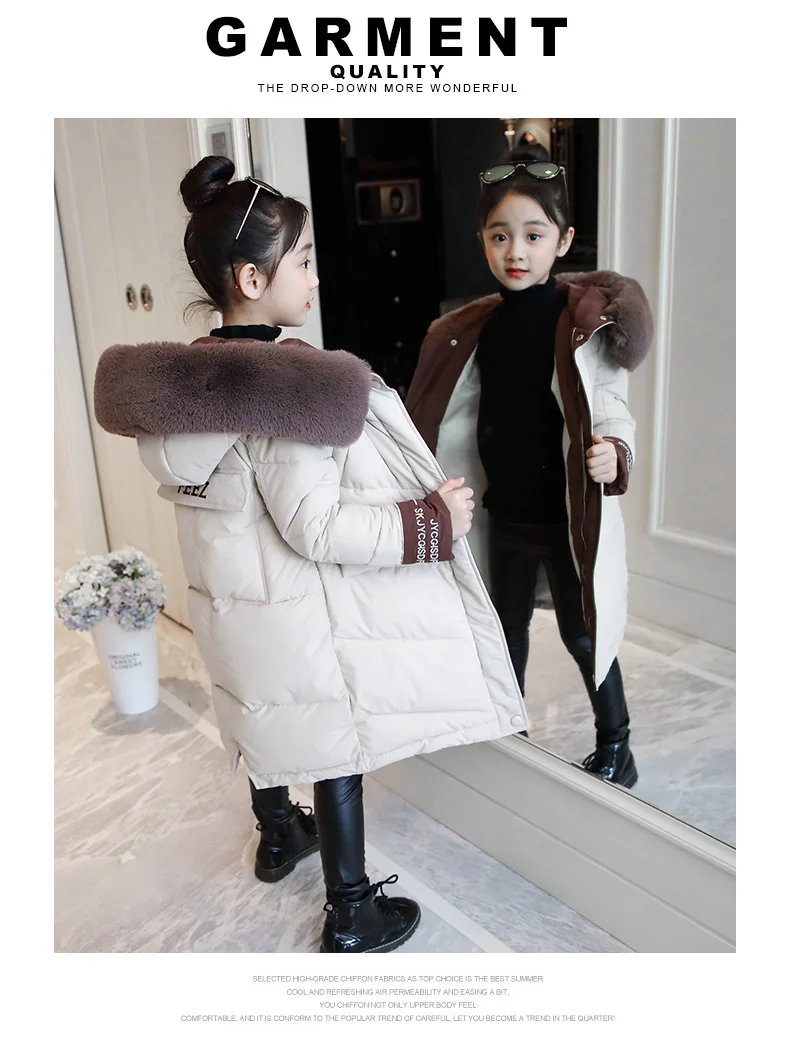 CYSINCOS пуховики для девочек; теплая верхняя одежда для малышей; плотные пальто; ветровка; Детские Зимние куртки; детская верхняя одежда с героями мультфильмов