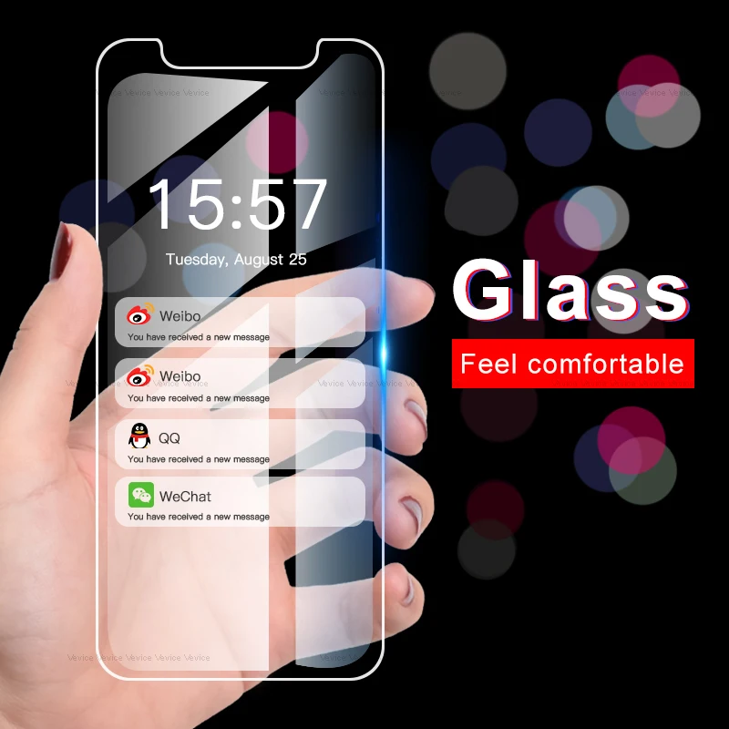 Популярное прозрачное закаленное стекло для iphone 11 Pro XR X XS Max Защитное pro max 2019