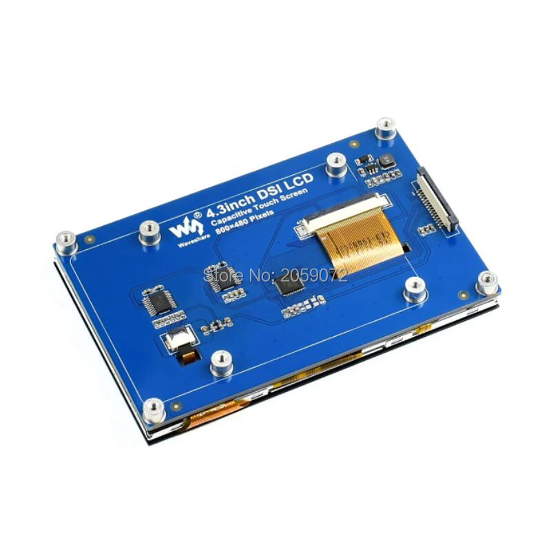 Емкостный сенсорный дисплей для Raspberry Pi 4 3 дюйма интерфейс DSI 800 ×