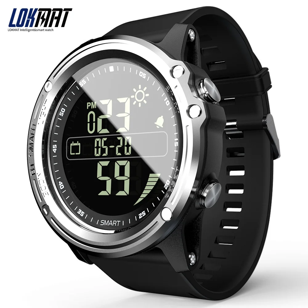 

LOKMAT MK07 Life Waterproof Smart Watch with 1.25inch FSTN Screen Fitness Activity Tracker Pedometer Stopwatch Remote Camera