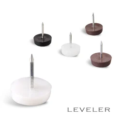 Plastic Furniture Leveler Glide for Chairs, Desks, and Cabinets
