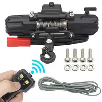 Metal Automatic simulation Simulated Winch for 1/10 1/8 RC Crawler Car Axial SCX10 III 90046 D90 TRX4 TRX-6 D110 90046 Redcat 2