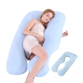 

Orthopedic Sleeping Support Pillow For Pregnant Women Body 100% Cotton Rabbit U Shape Maternity Pillows Pregnancy Side Sleepers