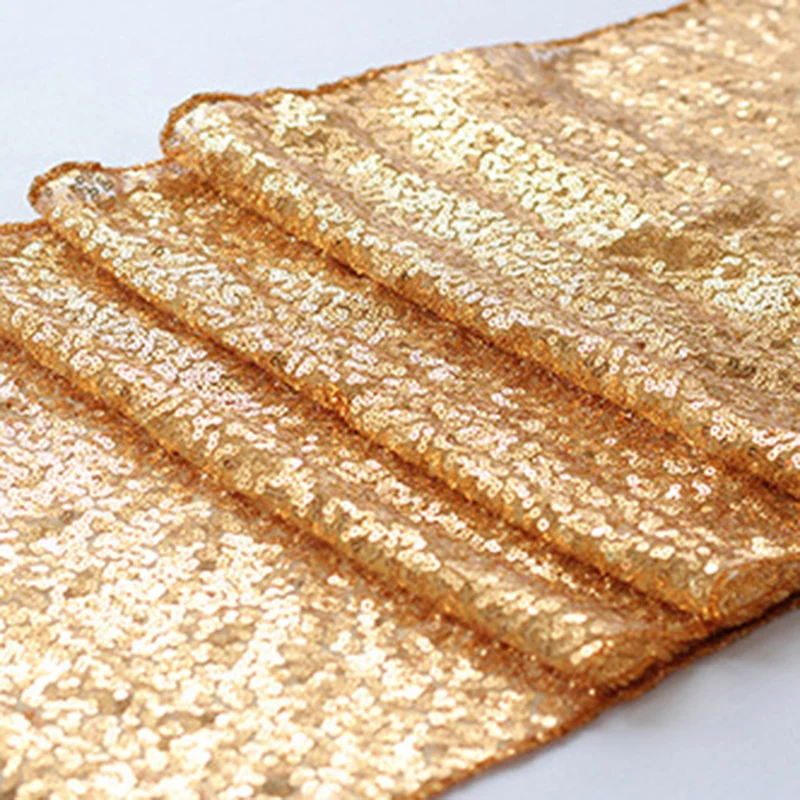 Gold Настольная дорожка, стул, дизайн дома, отеля, дня рождения, свадьбы, приемы, банкеты, буфет, выставка, ужин, вечерние, скатерть, Декор - Цвет: Gold