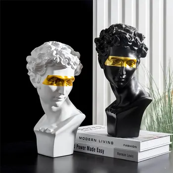 

Home Decoration Accessories David People Resin Statue Euople Abstract Sculpture Statues for Decoration Modern Art Home Decor
