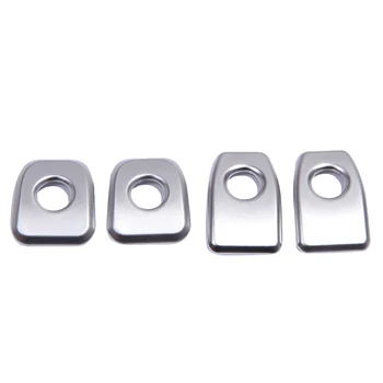 

ABS Matte Chrome Car Door Lock Cover Trim For BMW X5 f15 2014 2015 For X6 f16 2015 Car Styling Accessories Stickers