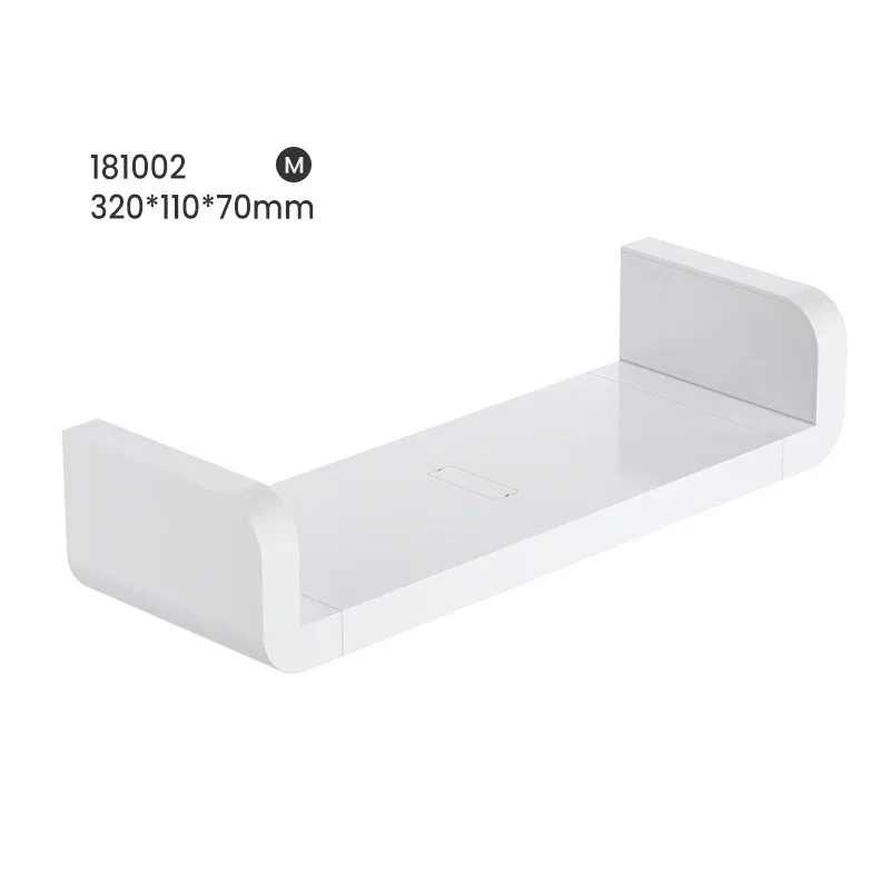 M Bathroom Shelf Storage Shampoo Holder Home Kitchen Storage Rack Organizer Wall Shelf Bathroom Tray Holder Shelves Shower Shelf - Цвет: M