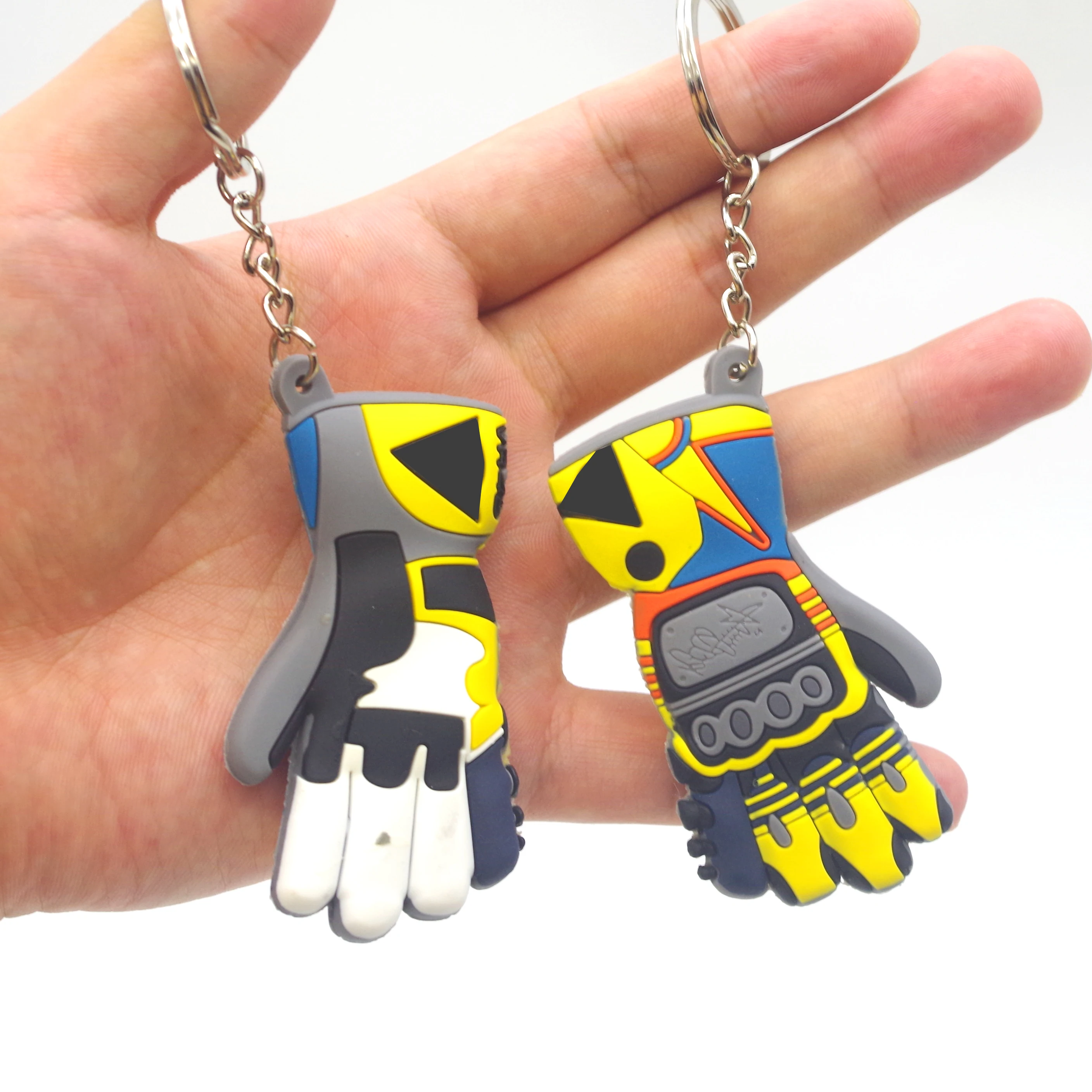 

Moto Keychain Glove Shape Motorcycle Accessory Key Ring Voiture Chain For golf 7 r line key chain motorcycle llavero BMW yamaha