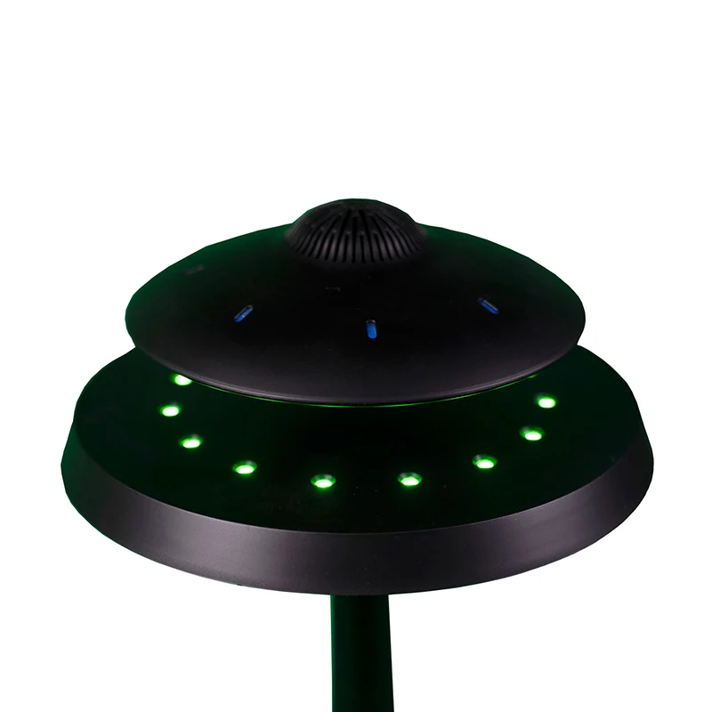 НЛО Стиль Смарт Bluetooth колонки Магнитная подвеска супер бас стерео семь цветов светодиодный водонепроницаемый беспроводной зарядки