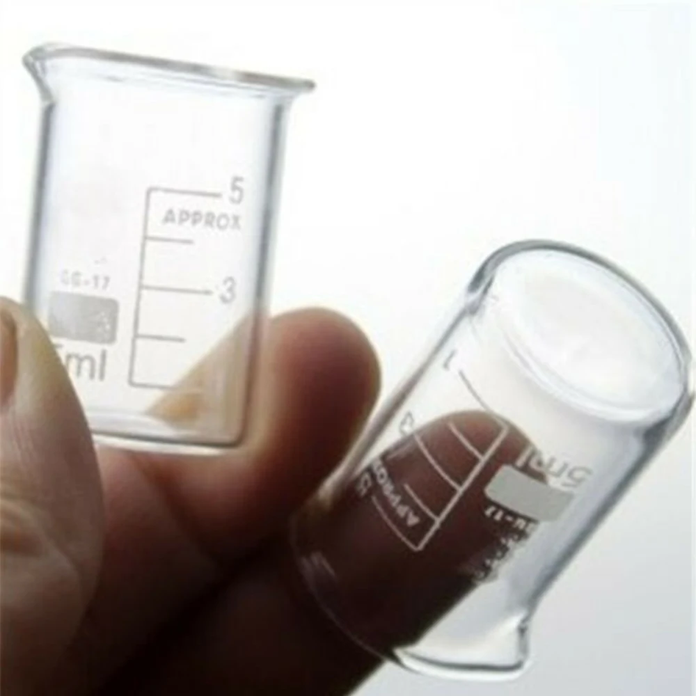 

5mL Glass Beaker,5 Pcs/Lot,Low Form,New Chemical Lab Glassware
