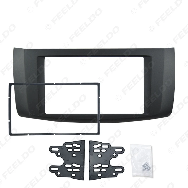 FEELDO Car Stereo Radio 2Din Fascia Frame Adapter For Nissan Sentra/Sylphy/Pulsar/Tiida Refitting Dash Fitting Panel Frame Trim