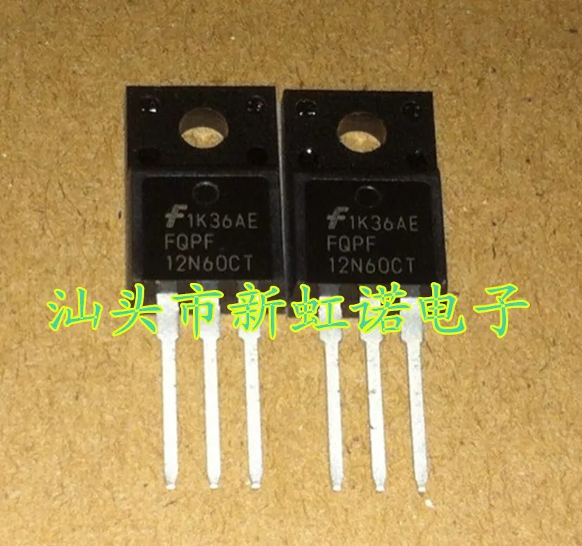 

5 шт./партия, новые оригинальные триоды FQPF12N60CT