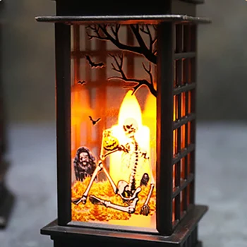 

Halloween Retro Desktop Pumpkin Night Light Decoration