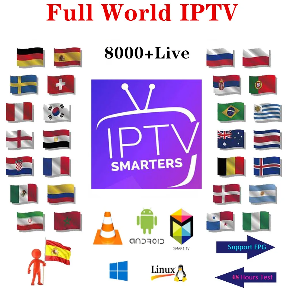 

Premium IP TV Subscription IPTV Spain M3u 1 Year With 8000+ Live TV & + French Italy VOD Movies HD xxx channels List IPTV Serve