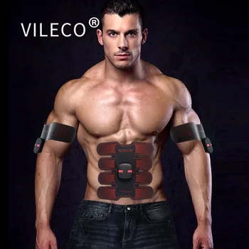 

Upgrade Abdominal Muscle Stimulator Trainer EMS Fitness Training Gear Machine Home Gym Weight Loss Body Slimming Machine