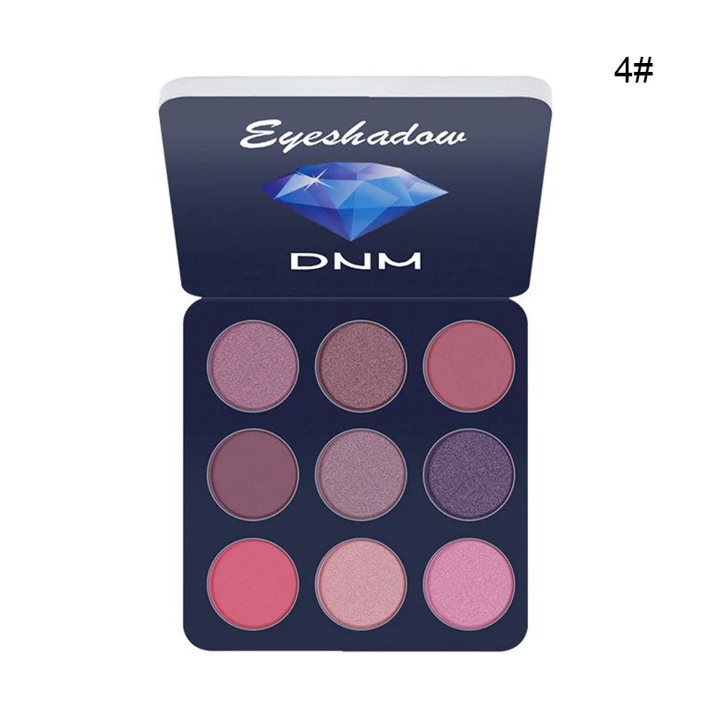 Women Eyeshadow 9 Color Matte Waterproof Long Lasting Eye Shadow Plate Ladies Cosmetic JS11