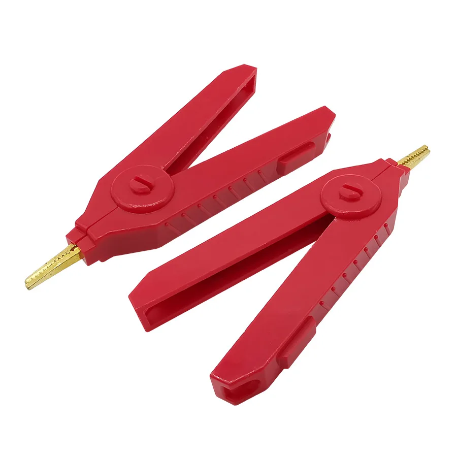 Alligator Clip Copper Gold Plated Crocodile Clamps LCR Test Clip 1Pcs 90mm