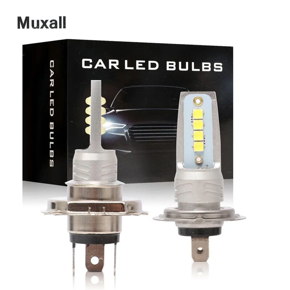 

Muxall LED Mini Canbus Car Headlight 4300K 8000K 6000K H7 H4 H1 H3 H8 H9 H11 9005 HB3 9006 HB4 80W 12000LM Auto Fog Light 12V