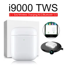 I9000 TWS 3 настоящий аккумулятор 1: 1 Реплика с QI беспроводной зарядкой Bluetooth 5,0 наушники спортивные музыкальные мини наушники для Xiaomi