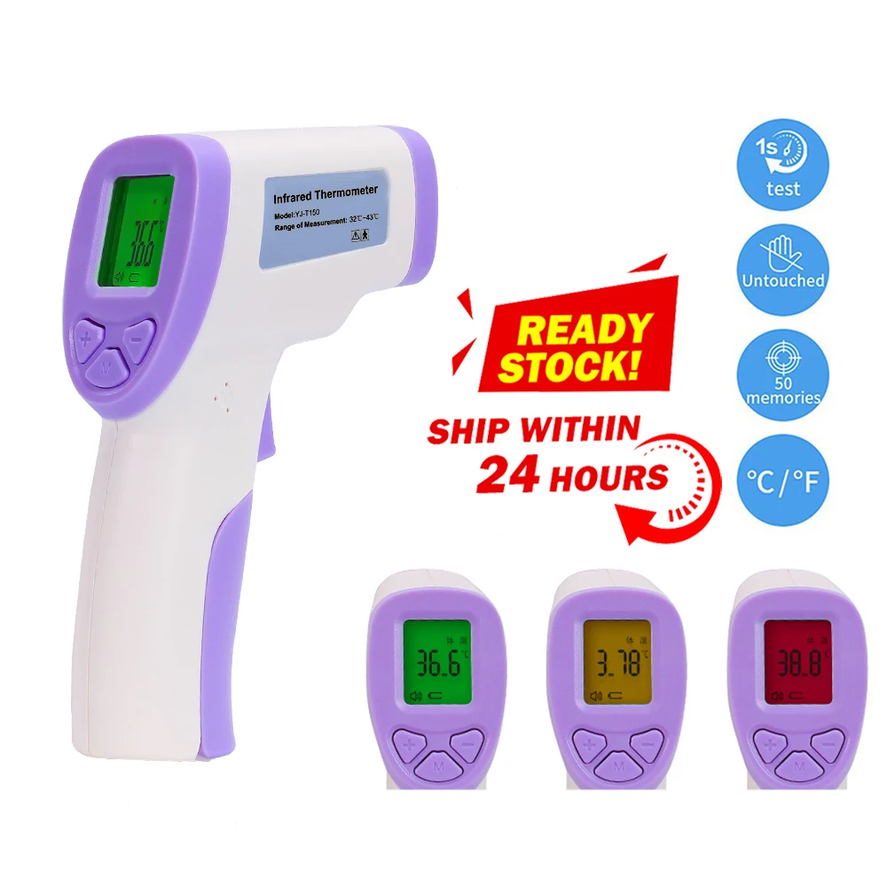 

Baby Thermometer Infrared Digital LCD Body Measurement Forehead Ear Non-Contact Adult Body Fever IR Children Thermometer Gun