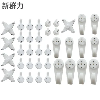 

Cement Oil Painting Screwless Wall Studs Multi-functional Hooked Board Hanging Painting Seamless Hanging Hook Rope Room Fixed De