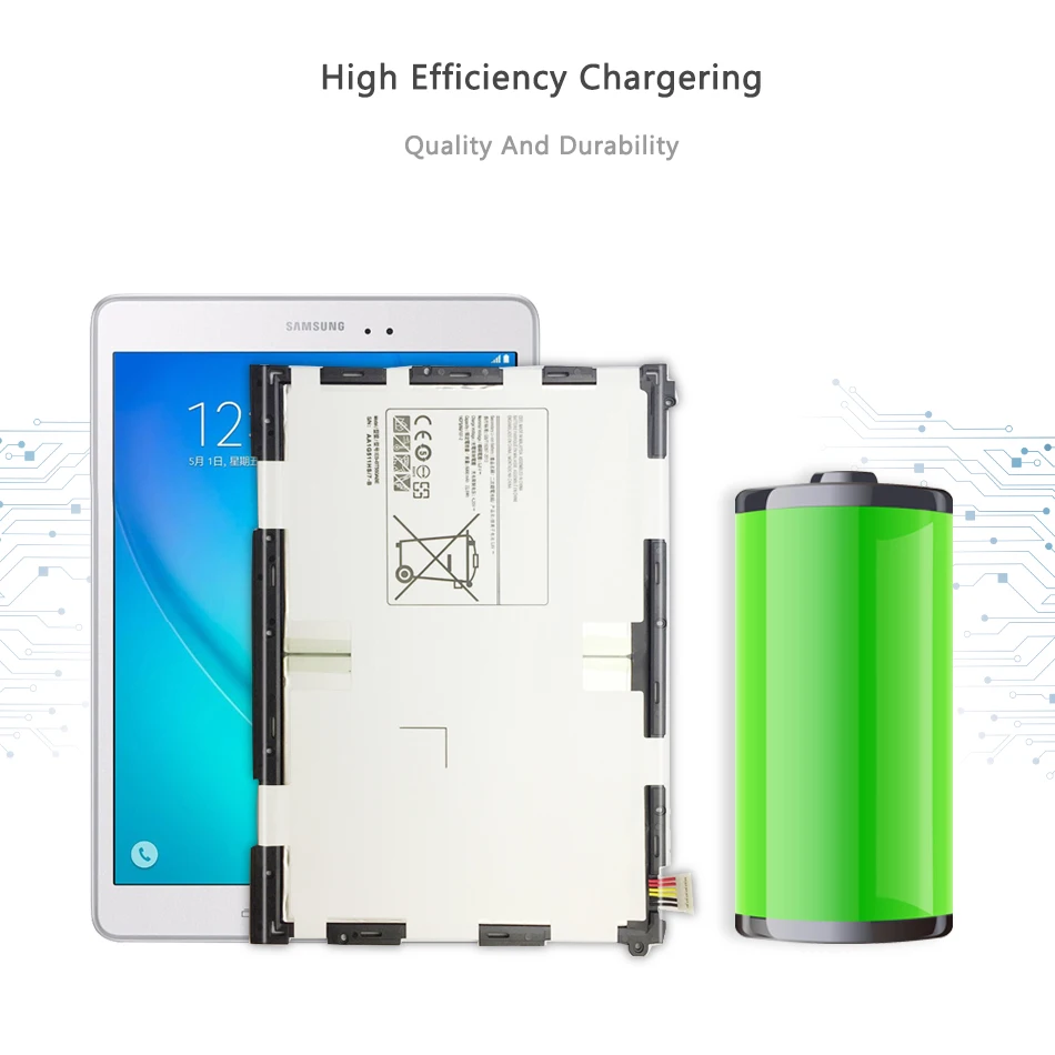 Батарея для samsung T550 EB-BT550ABE 6000 мАч для samsung Galaxy Tab A 9," T555 SM-T550 SM-P550 SM-P351 планшет Батарея