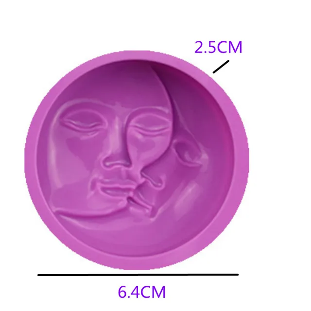 New 3d candle molds Soy Wax Silicone Mold Aromatherapy Gypsum Candle diy Candle Mould  Handmade Soap Mold Candle Making Supplies Mold 2