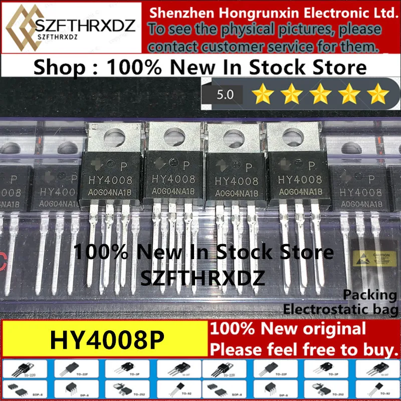 100% Новый оригинальный HY4008 HY4008P TO-220 HY4008W TO-247 MOSFET 800V 200A (10 шт.) | Электронные