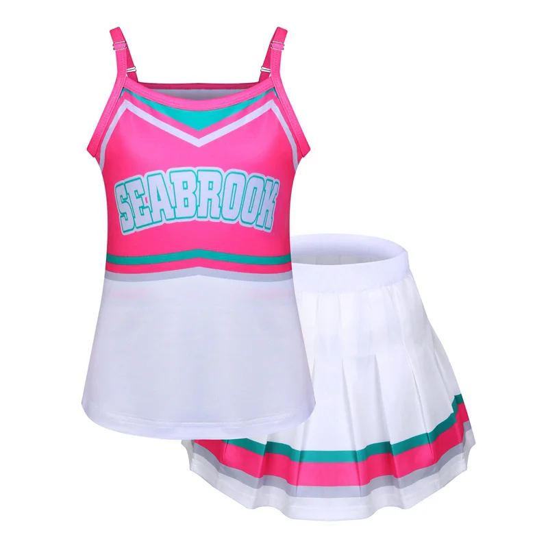 2020-Fashion-Cheerleader-Costume-Halloween-Cosplay-Girls-Costume-Fancy-Dress-Camisole-with-Mini-Pleated-Skirt-for