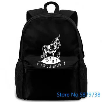 

New Hot Elliott Smith Mens Print women men backpack laptop travel school adult student