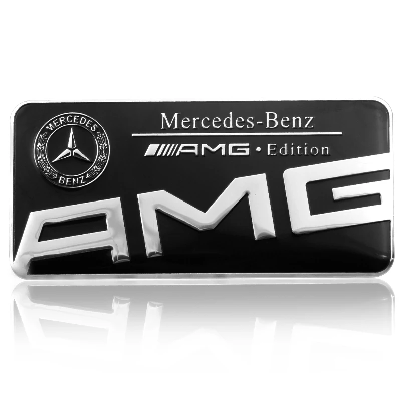 

1pcs Car styling Car body sticker car badge fender patch Labeling For Mercedes Benz AMG CLK CLA GLK GLE GLC A B C E S class A180
