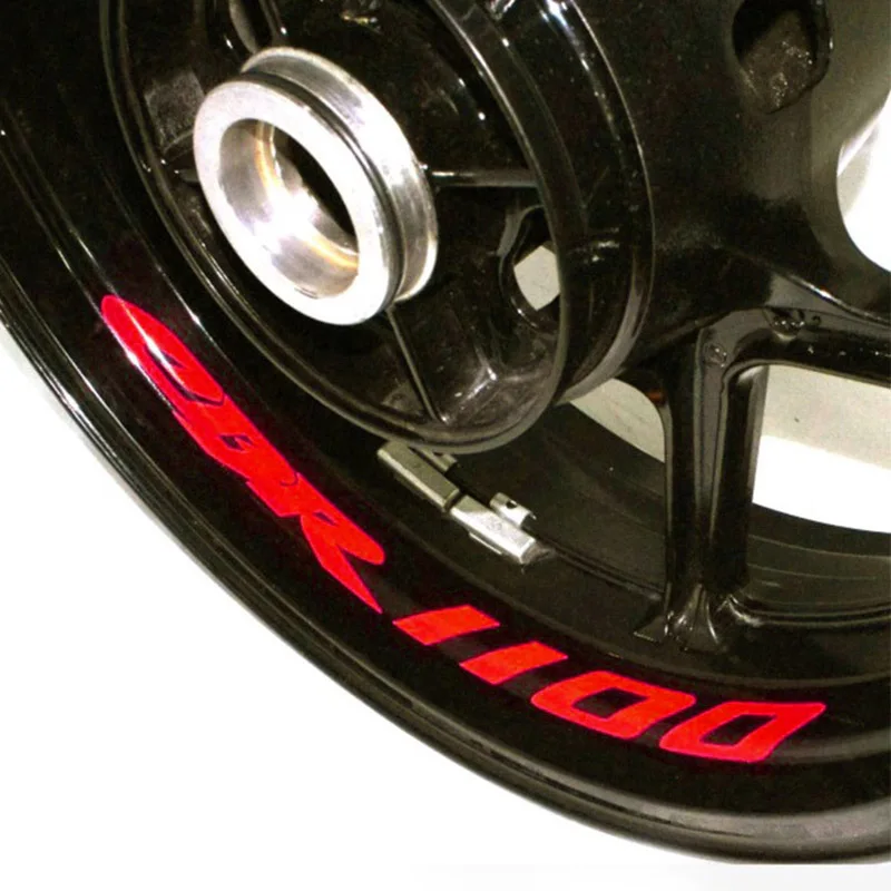 Motorcycle Wheel Logo Sticker Decal Reflective Rim Bike Motorcycle