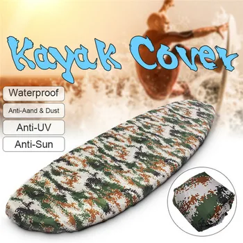

1 Pc Waterproof Kayak Cover 2/3/4/5/6m Grey Waterproof Kayak Oxford Fabric Storage Cover Fishing Canoe Cover UV Protector