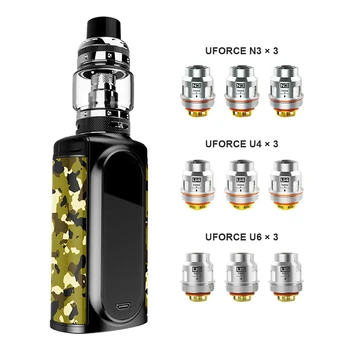 

Original VOOPOO VMATE 200W Box Mod TC Kit 8ml Large Capacity 9Pcs Coils fit 18650 Battery Vape Box Mod Kit Electronic Cigarette