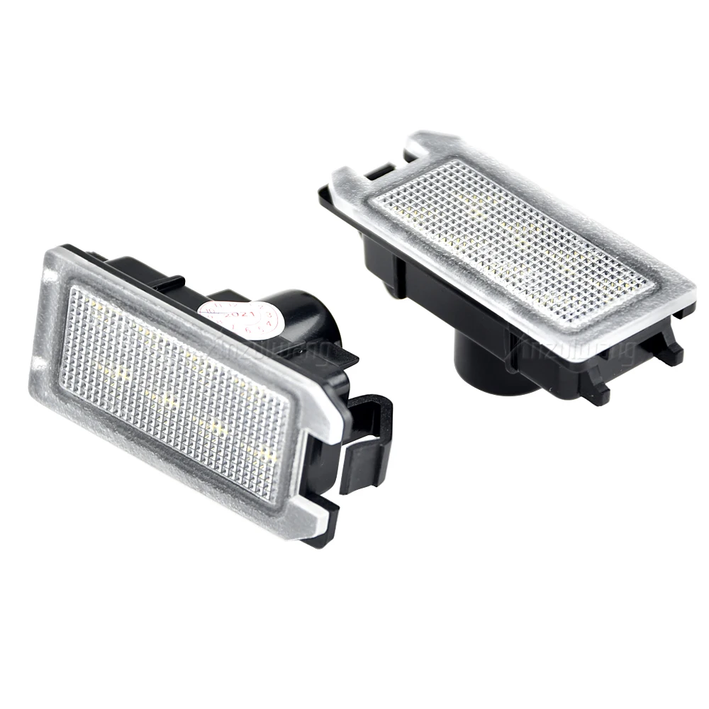 2pcs White Canbus Led License Plate Lights Lamp For Jeep Grand Cherokee