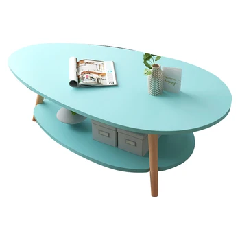

Tea table simple modern living room table small family round table creative sofa corner several double small tea table