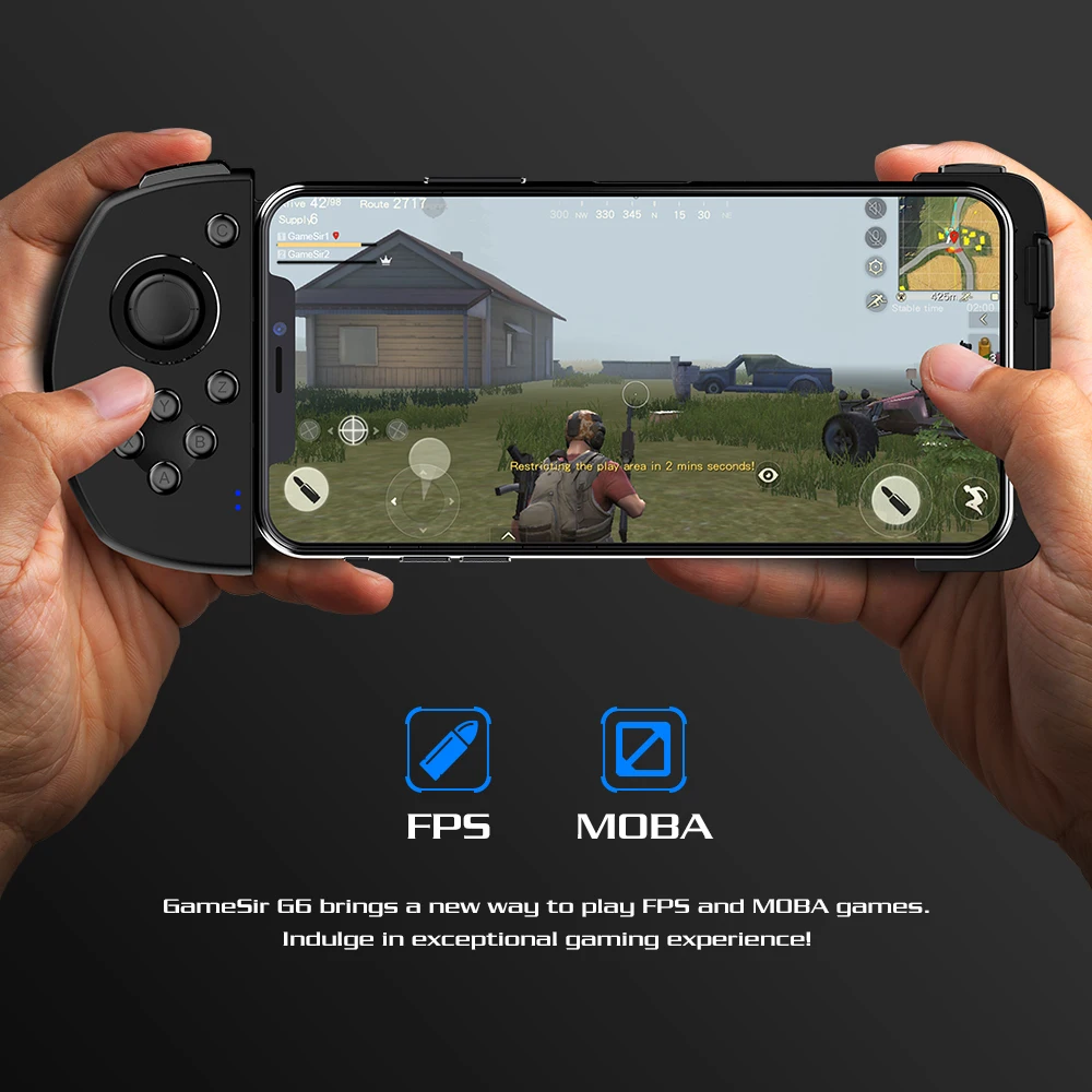 G6 Pubg контроллер мобильный игровой Touchroller беспроводной с ультра тонким 3D