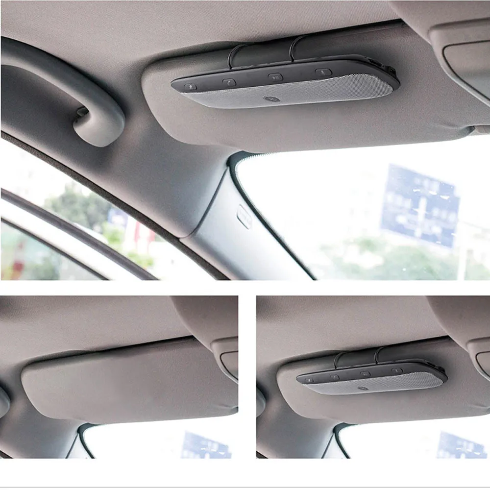 Автомобильный солнцезащитный козырек беспроводной Bluetooth, автомобильный динамик телефон солнцезащитный козырек для смартфона Bluetooth беспроводной Автомобильный громкоговоритель